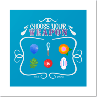 GISHWHES: Choose Your Weapon Posters and Art